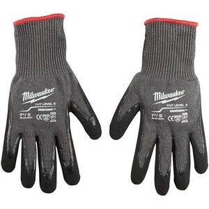 MILWAUKEE Cut 5 Dipped Gloves - Medium